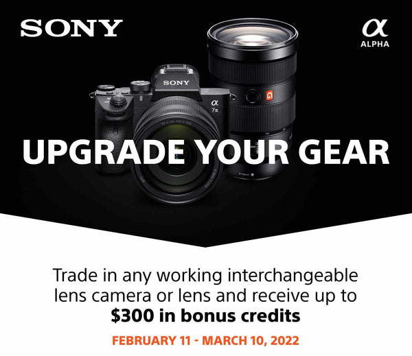 Sony Trade-In Trade-Up Sale Event