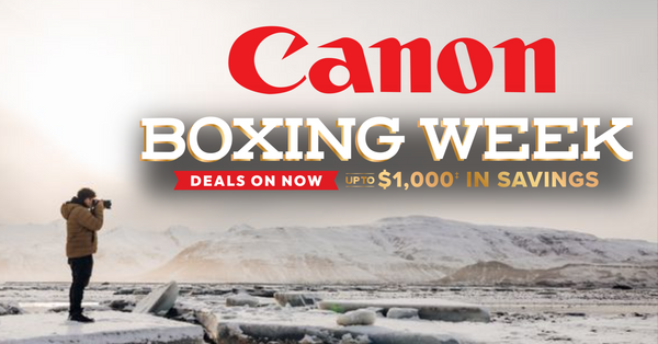 Canon Boxing Week Sale On Now
