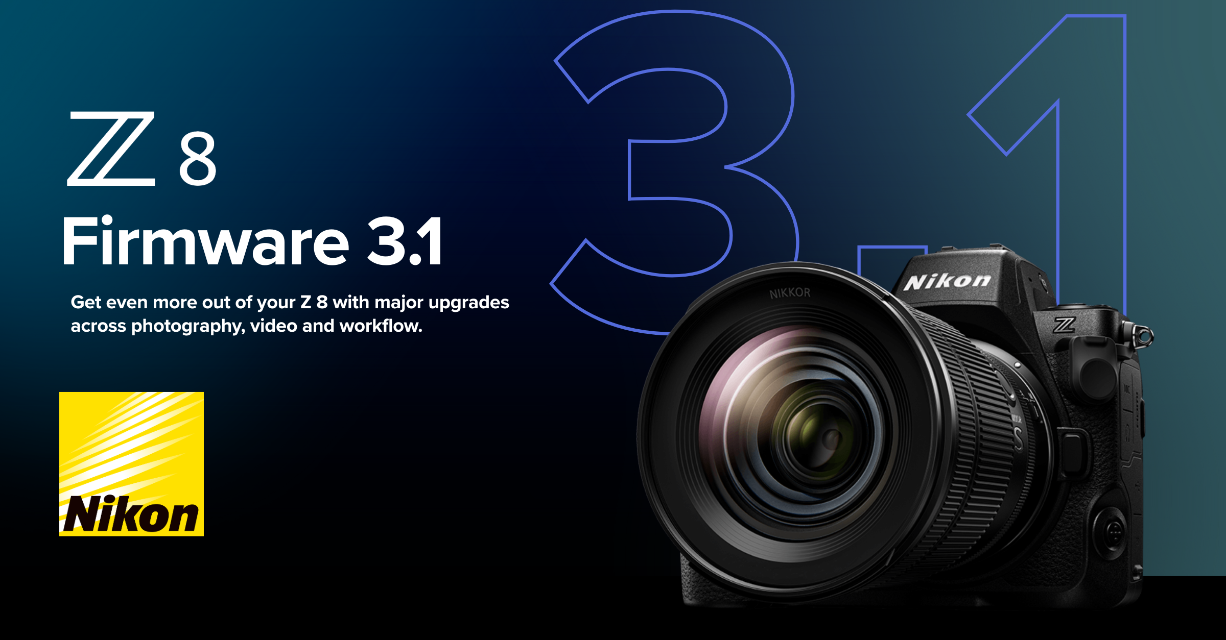 Firmware Version 3.1 for Nikon Z8