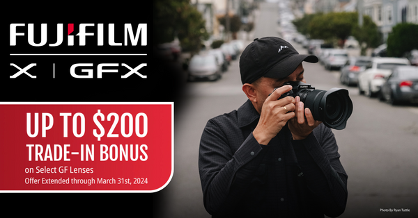 Fujifilm GFX Lens Trade-In Promo Extended