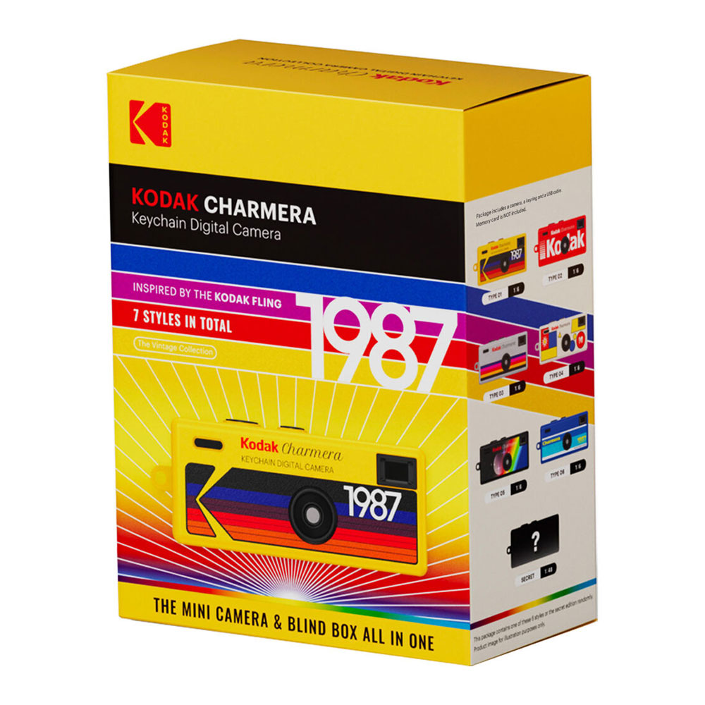 未使用(イエロー) キーホルダー型デジタルカメラKodak Charmera 未使用】kodak charmera イエロー デジタルカメラ キーチェーン黄