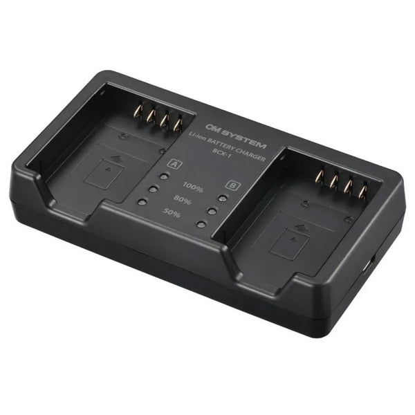 OM System BCX-1 Dual Battery Charger