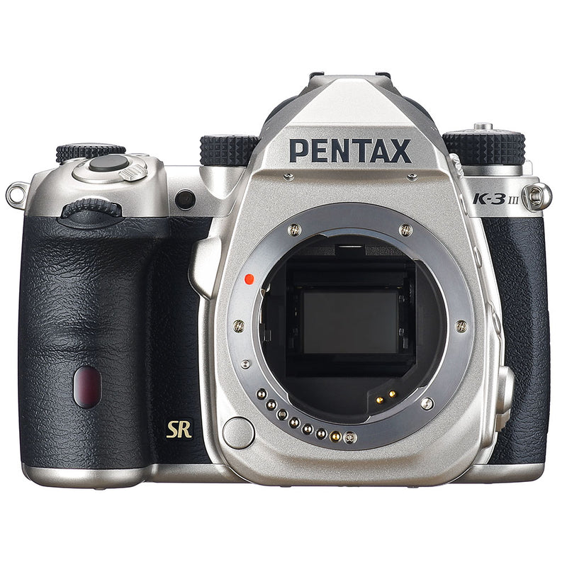 Pentax K-3 Mark III Silver body only front view