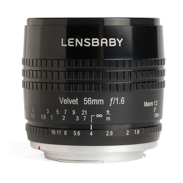 Lensbaby Velvet 56 Black - Nikon F-Mount