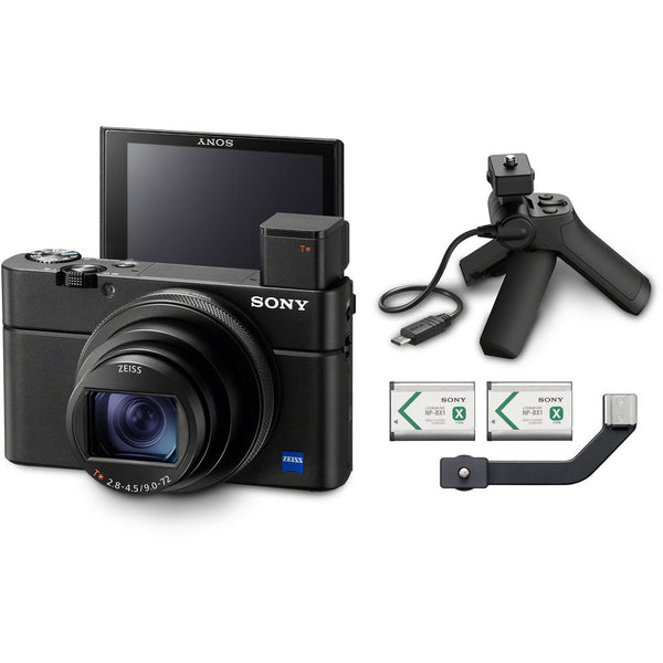 Sony Cybershot RX100 VII with VCT-SGR1 Shooting Grip Kit