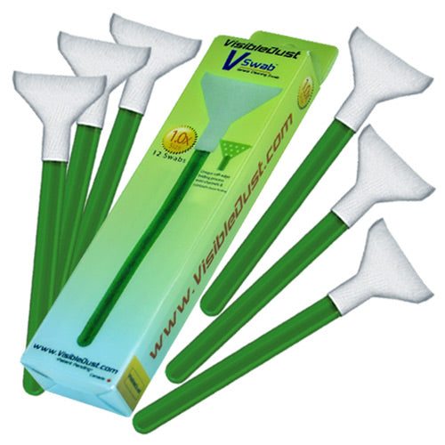 Kit Da 12 Tamponi VSwab Per Sensore Nikon D3 – Pulizia A Umido Per Formato Intero, Colore Verde
