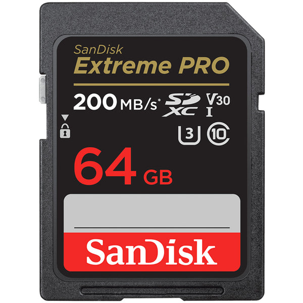 SanDisk Extreme Pro 64GB SDXC 200MB/s UHS-I