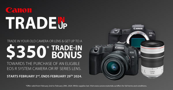 Canon Trade-In Trade-Up Promo