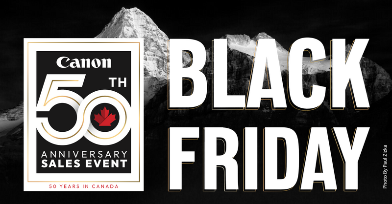 Canon's 50th Anniversary Black Friday Sale