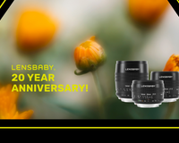 Celebrate Lensbaby's 20th Anniversary: Save on Velvet and Get a Free Spark!