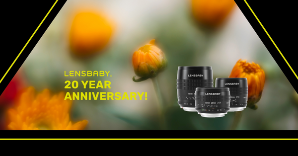 Celebrate Lensbaby's 20th Anniversary: Save on Velvet and Get a Free Spark!
