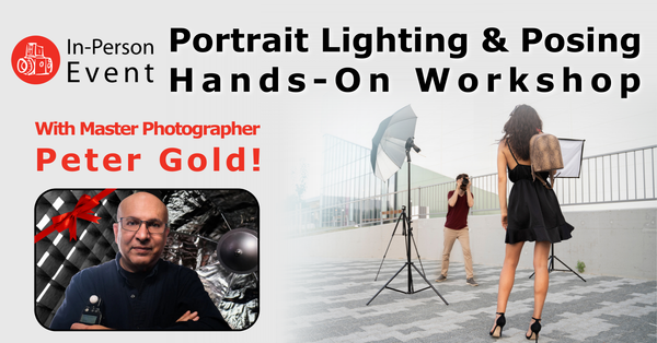 Gift Our Portrait Lighting & Posing Hands-On Workshop This Holiday Season