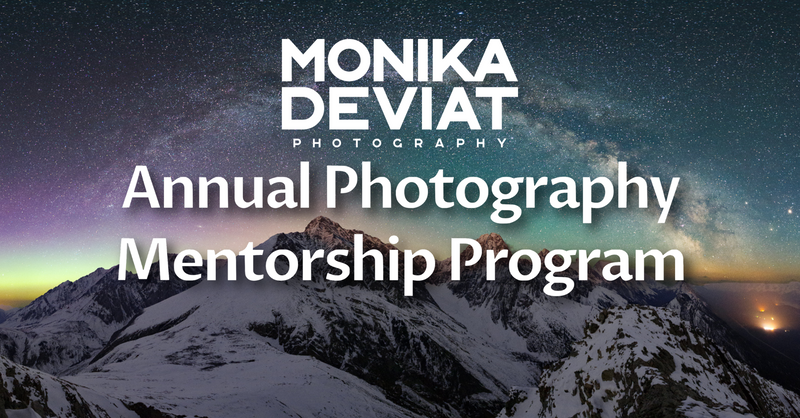 Monika Deviat 2025 Annual Photography Mentorship Program