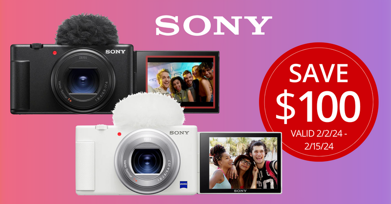 Save on the Sony ZV-1 & Sony ZV-1 II for Content Creators