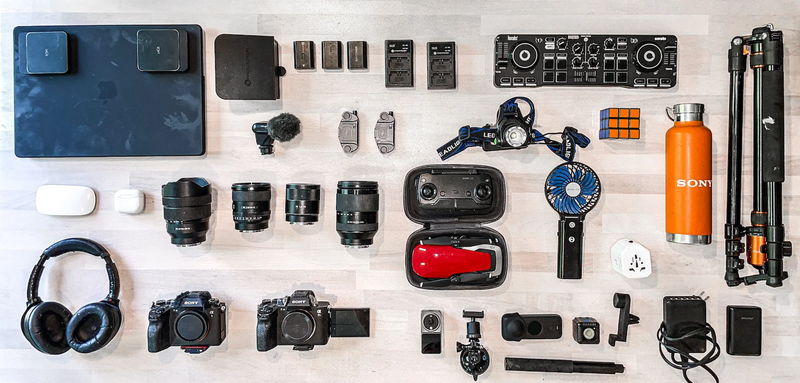 What’s In My Bag: The Ultimate Content Creation Kit For The Godfather Of Daily Travel Vlogging