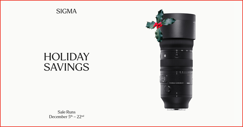 Sigma Holiday Sale