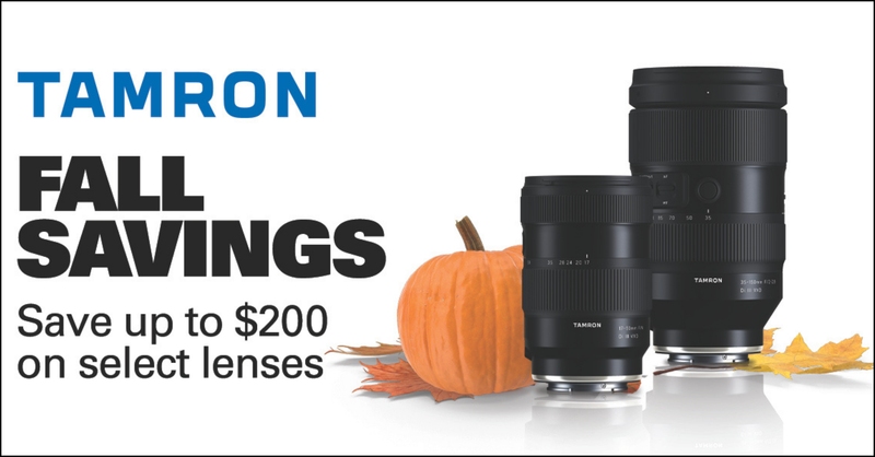 Tamron Fall Savings