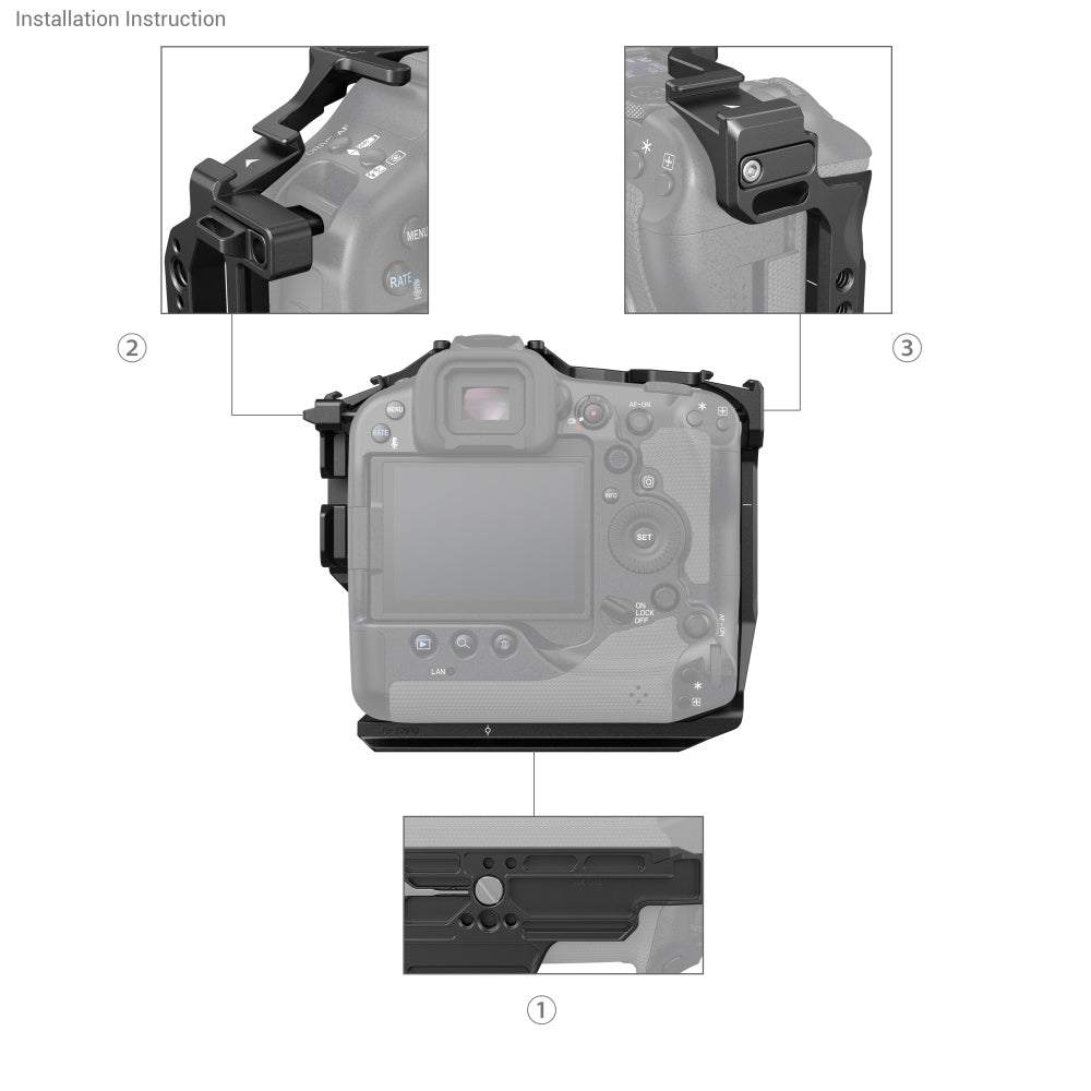 SmallRig Cage for Canon EOS R3 SmallRig Cage for Canon EOS R3