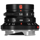 7Artisans 28mm f5.6 manual focus lens for Leica M with classic design and high contrast optics