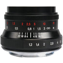 7Artisans 35mm f1.2 manual focus lens for Canon EF-M with bright aperture and compact design