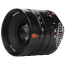7Artisans 35mm f2 II Leica M lens with compact aluminum design and large aperture for smooth bokeh effects