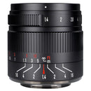 7Artisans 55mm f1.4 II manual focus prime lens for Canon RF with smooth operation and excellent background blur