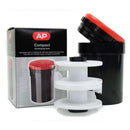 AP Compact Developing Tank with 2 heat-resistant reels for 35mm and 120 film processing at home