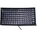Aputure Amaran F21c flexible LED light with grid softbox for controlled lighting effects