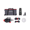 Aputure LS 600c Pro II package contents on a white background