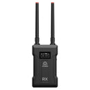 Atomos RX 4K/HD Wireless Video Receiver with dual antennas for low-latency HD-SDI and 4K HDMI video transmission