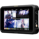 Atomos Shogun Classic 7-inch HDR monitor-recorder-switcher showing live multi-camera video feeds