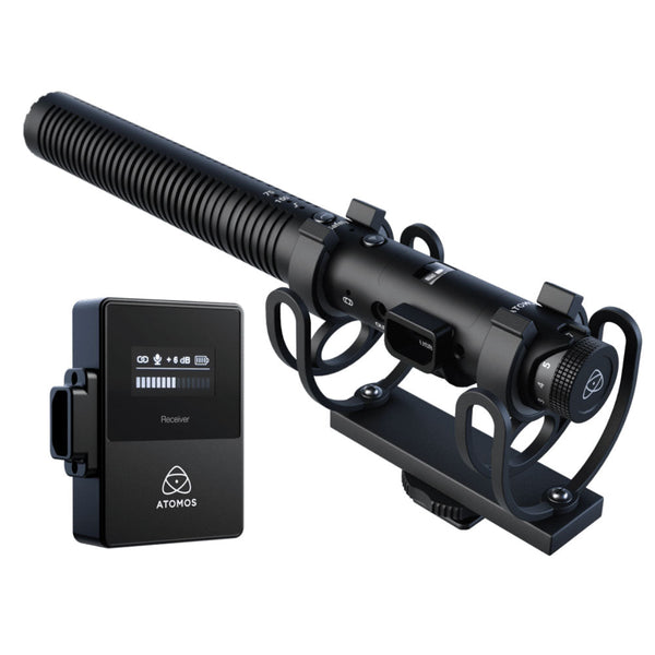 Atomos StudioSonic Shotgun Microphone with wireless and USB-C connectivity professional audio capture