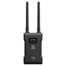 Atomos TX 4K/HD wireless video transmitter with dual antennas for low-latency 4K HDMI and HD-SDI transmission