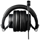 Audio Technica ATH-M50xSTS professional streaming headset with cardioid condenser microphone and dual earpads in black