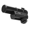 Audio Technica ATV-SG1 shotgun microphone mounted on DSLR camera for clear directional audio recording