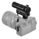 Audio Technica ATV-SG1 shotgun microphone mounted on camera for professional audio recording