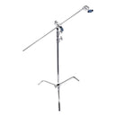 Avenger 40" Turtle Base C-Stand Kit with grip head and arm in chrome steel