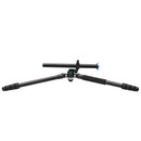 Benro System Go Plus Series 2 aluminum tripod with adjustable legs and horizontal center column for versatile camera support