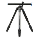 Benro System Go Plus Series 2 aluminum 4-section tripod with twist-lock legs and lateral arm for versatile shooting angles