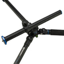 Benro System Go Plus Series 2 aluminum tripod with 4-section legs and lateral arm center column