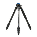 Benro System Go Plus Series 2 aluminum tripod with 4-section legs and twist-locks for travel and studio use