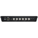 Blackmagic ATEM SDI live production switcher rear panel with SDI inputs and outputs, USB, Ethernet, and microphone ports
