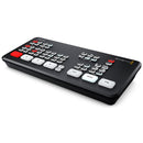 Blackmagic ATEM SDI live production switcher with SDI inputs and control buttons for video switching and streaming