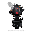 Camera mount with additional accessories on a white background