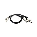Blackmagic Video Assist mini XLR cables for camera connection
