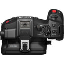 Top view of Canon EOS C80 professional 6K full-frame cinema camera with control buttons and dials
