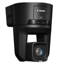 Canon CR-N500 4K UHD PTZ camera with 15x optical zoom and 1-inch CMOS sensor, ideal for professional video production and remote control.