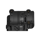 Canon Power Zoom Adapter PZ-E2 attached to RF24-105mm lens showing zoom control dial and thumb rest for smooth video zooming