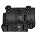 Canon Power Zoom Adapter PZ-E2B attached to RF24-105mm F2.8 L IS USM Z lens showing zoom control dial and 20-pin port for videography use