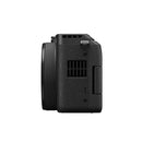 Side view of Canon Powershot V1 camera showing cooling vent and lens barrel